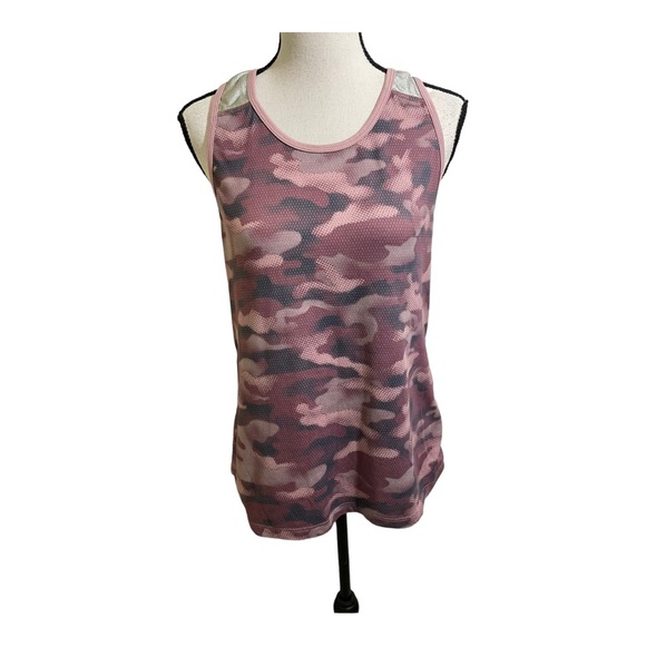 Evolution and Creation Tank Top camouflage pink grey. Workout fits S/med… - Picture 1 of 8